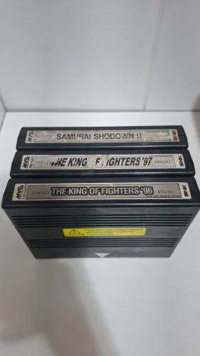 3 cartuchos de Neo Geo MVS Neogeo Fliperama