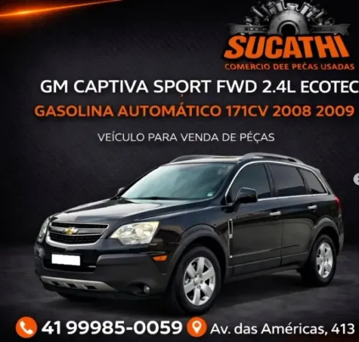 Sucata Venda De Peças GM Captiva Sport 2.4 Ecotec 2009