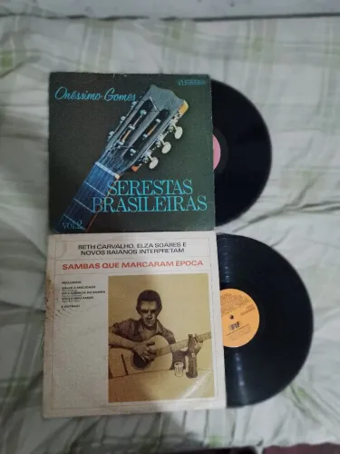 Vinil do samba que marcaram época e Onéssimo Gomes
