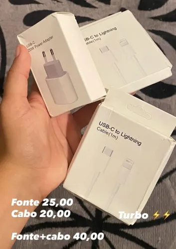 Carregador de iPhone turbo /bateria portátil 20.000mA