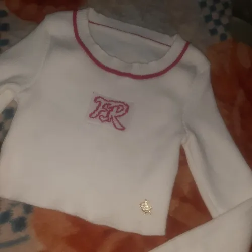 Cropped moletom Faixa Rosa tamanho único novo com etiqueta
