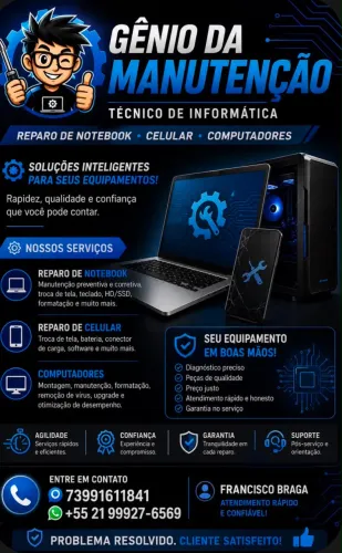 Técnico de informática a domicílio