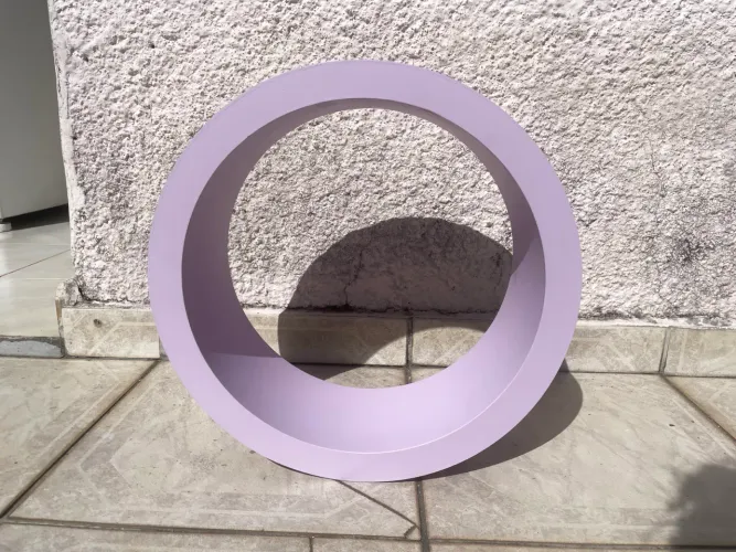 Nicho de mdf roxo 