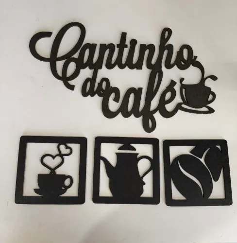 Quadros vazados em mdf