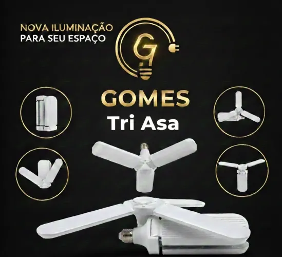 Luminária Tri Asa(IMPORTAÇÃO PRÓPRIA). -PREÇO PROMOCIONAL-