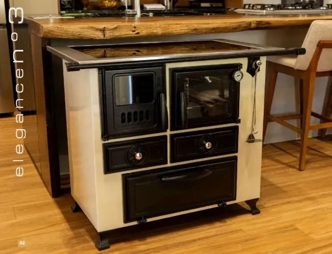 Fogão a lenha n 3 chapa em aluminio ou vitroceramico