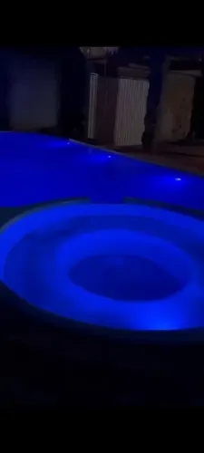Piscina d 8.5x3.70 com led e cascata c brinde 