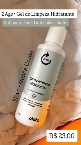 Gel de Limpeza Facial 2Age Sabonete Facial Anti-oleosidade NOVO