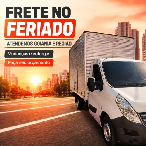 Frete no feriado Goiânia e região.