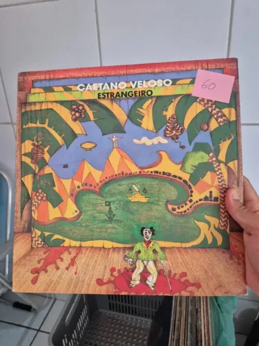 LP Caetano Veloso - Estrangeiro (1989) C/encarte | Discos do Faustino