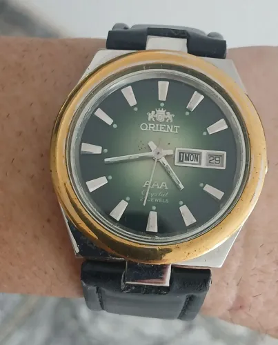Relógio antigo ORIENT AUTOMÁTICO JAPAN anos 70 , relíquia de coleção 
