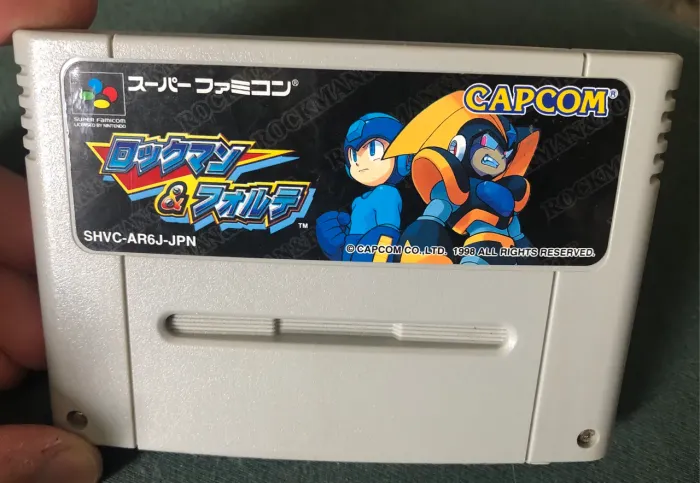 Super Nintendo Snes Rockman e Forte Megaman e Bass Mega Man Original