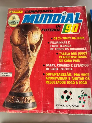 Álbum Panini Copa do Mundo 1990 Itália ?