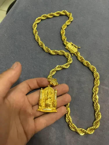 Corrente grossa pingente Jesus