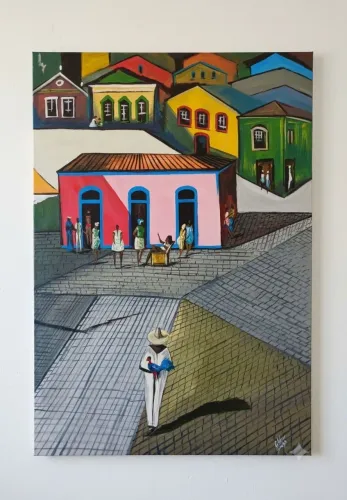 Quadro Releitura Heitor Carybé O Galista