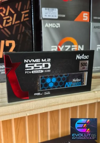 SSD 500GB M2 Netac novo lacrado com garantia!