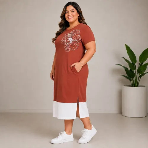 Vestidos Moletinho Feminino