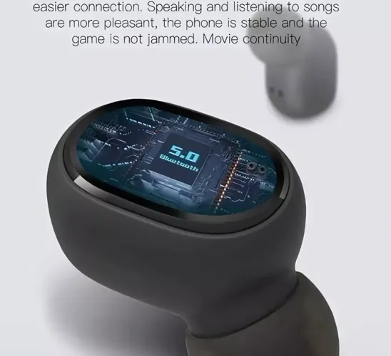 Fone Bluetooth 5.3 com tela digital