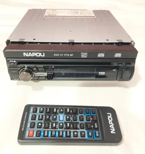 Rádio (para retirada de peças) Som automotivo Napoli DVD-TV 7779 BT