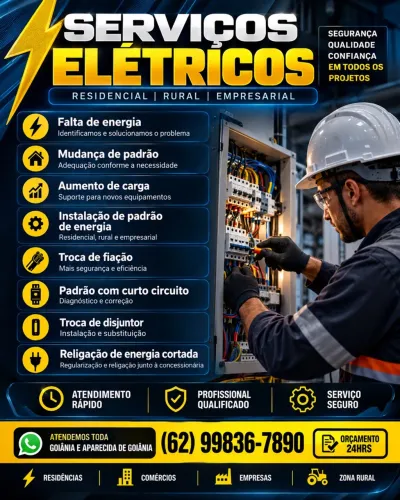 ELETRICISTA SERVIÇOS ELÉTRICOS 