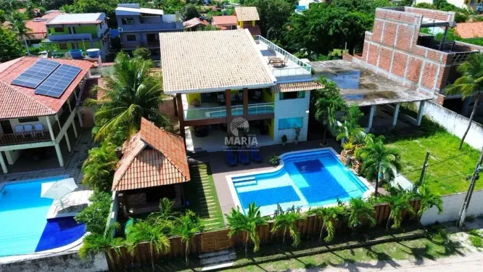 Casa de praia com 08 quartos e excelente vista para o mar à venda em Serrambi, Ipojuca/PE!