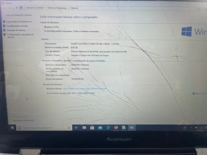 Notebook Lenovo yoga 500 tela touch
