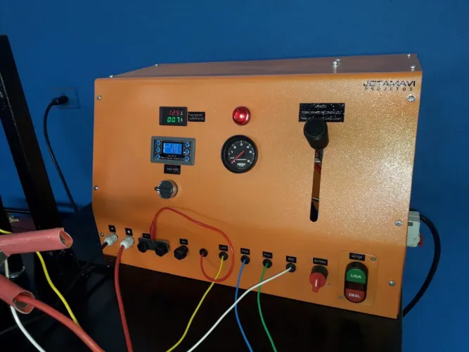 Bancada teste alternador 12 e 24v