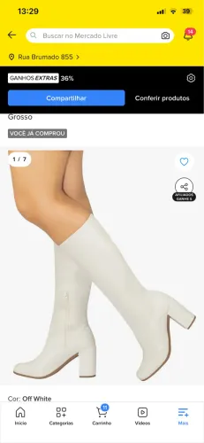 Vendo bota nova nunca usada