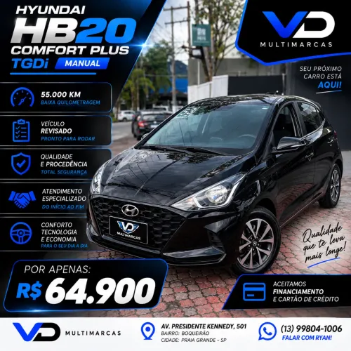 Hyundai HB20 Comfort 1.0 TB Flex 12V MEC 2023