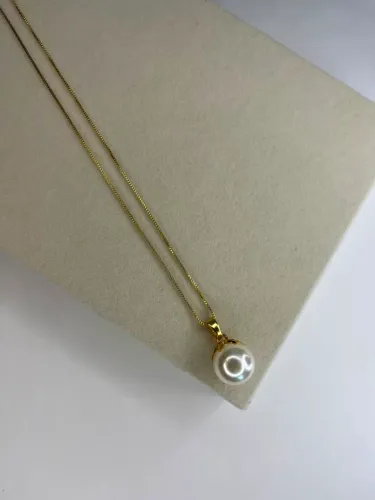 Colar Folheado a Ouro 18K Pérola