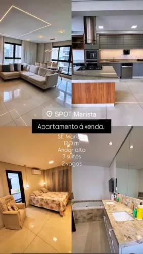Spot Marista | 120m² | 3 Suítes | 30º Andar | Vista Livre