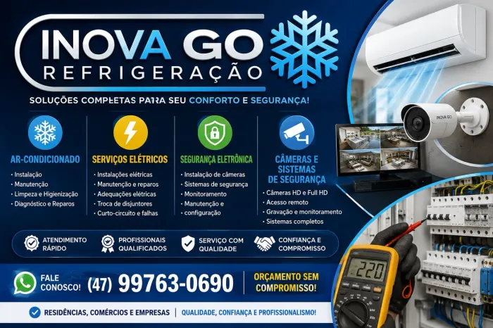 Elétrica / câmera de segurança / ar-condicionado
