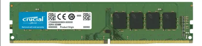 Kit Memória DDR4 Crucial Basics 2666 MT/s 32GB (16x2)