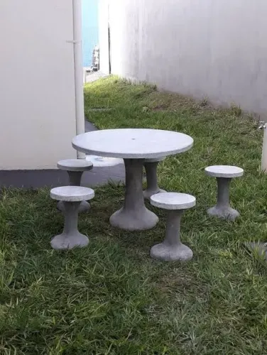 Mesa Cimento para Jardim e Espaços 