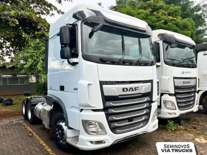Caminhão DAF XF 480 FTS SC 6x2 2022/2023 | Cavalo trucado com baixa km