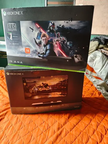 Xbox x completo na caixa