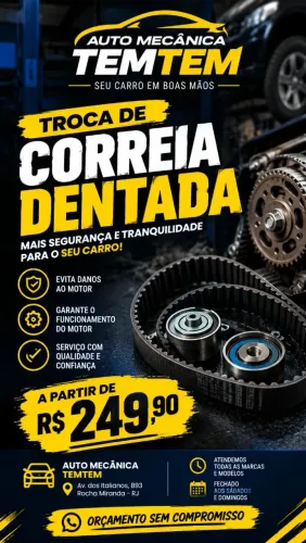 Mecânico Troca de Correia Dentada