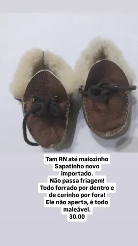 Sapatinhos RN até número 18