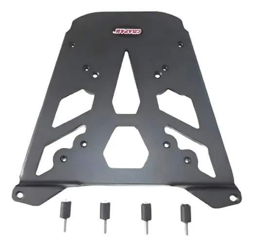 Bagageiro Suporte Chapa Bauleto universal Chapam Preto