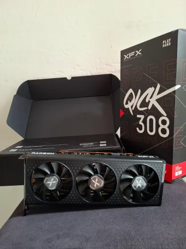 RX 7600 XFX Triple fan Usada com NF e Garantia