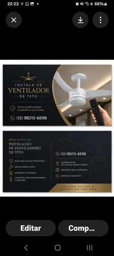 Instala-se ventilador