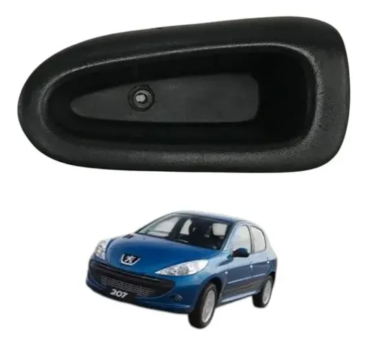 Puxador Interno Traseiro Peugeot 207 1.4 2011 2012 Manual Preto Peça 1