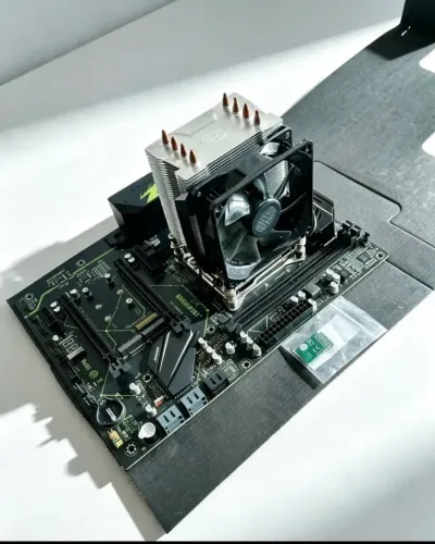 Kit placa mãe xeon MR9A PRO+E5 2650v4+modulo tpm 2.0+Cooler box RGB