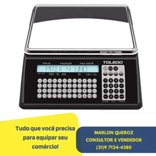 Balança Etiquetadora Prix 4 Toledo