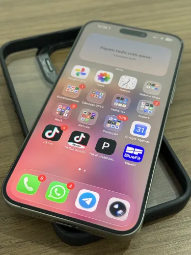 iPhone 15 Pro Max 256GB - Titânio | Impecável e Barato