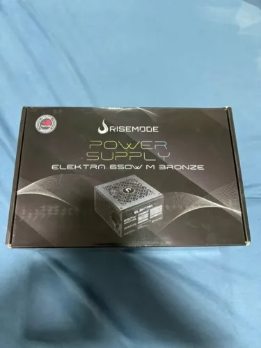 Fonte Rise Mode Elektra 650W Modular 80 Plus Bronze - Impecável - Faço Envio