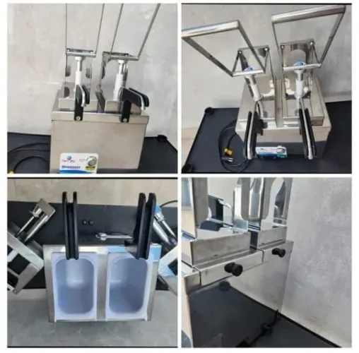 Dispenser de Cobertura Aquecido 2 Bombas 750 Watts
