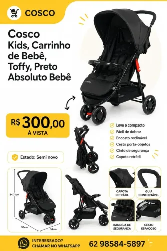 Carrinho de bebê Cosco