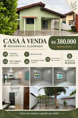 Casa no Residencial Eldorado