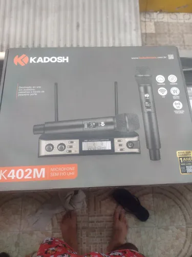 Microfone kadosh ,mesa de som e caixinha de som